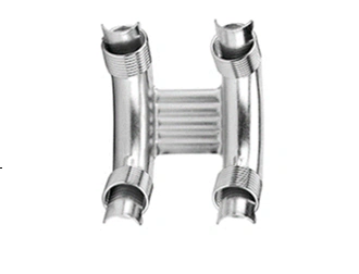 Фиксатор поворота сдвоенный с кольцами оцинк. сталь 16 мм Varmega