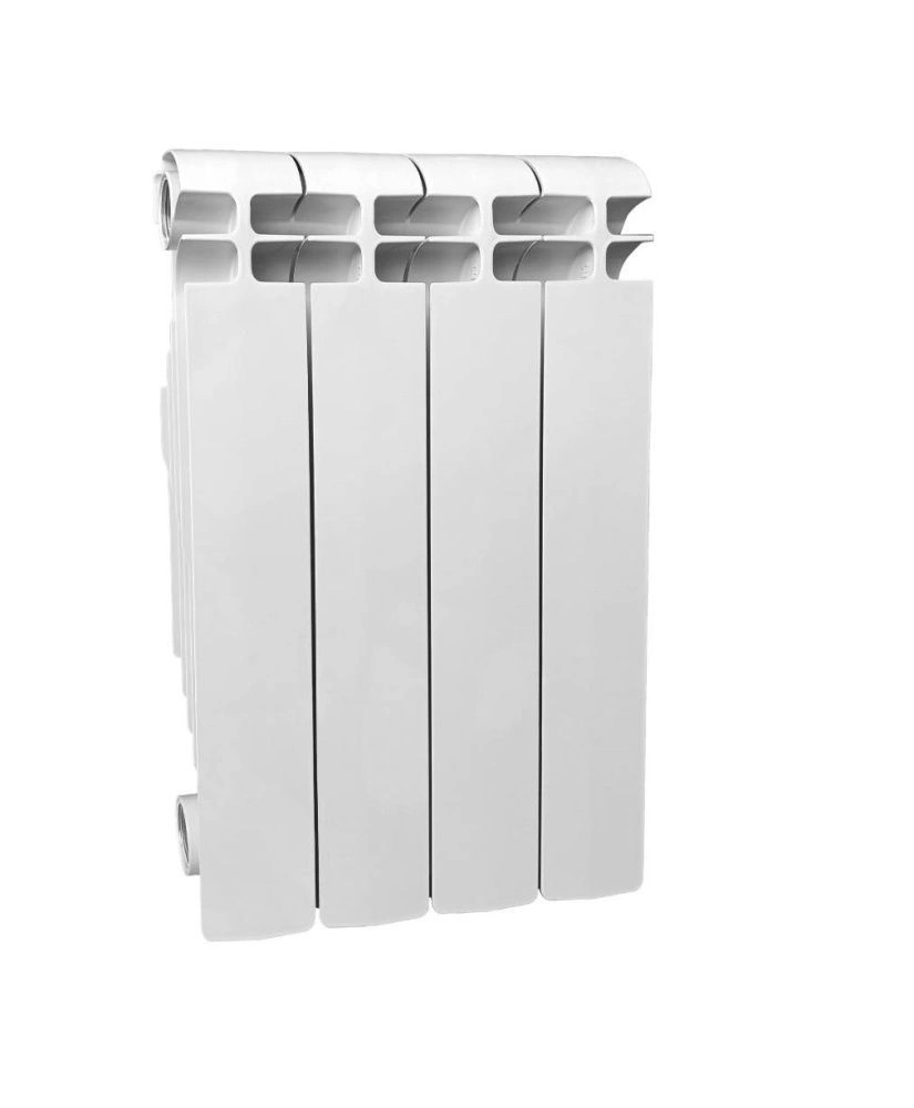 Радиатор алюминиевый 350/90 мм 4 секции белый Теплоприбор