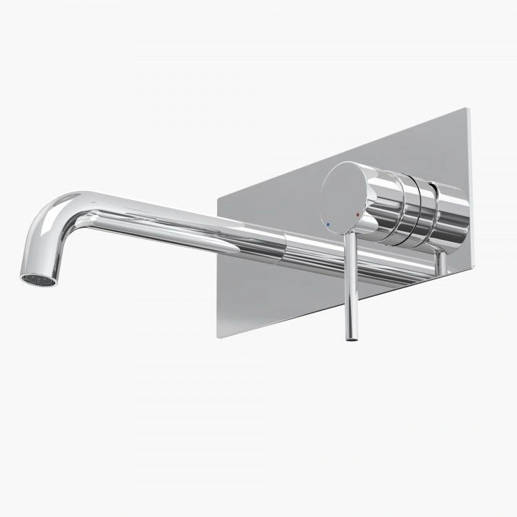 Смеситель для раковины скрытого монтажа VENTAS R совместный, хром, BERGES