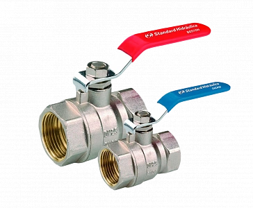 Кран шаровый тип 34.507 д.воды полнопрох., хром., Ду065, Ру25, Траб=95, Тмах=110 гр., внутр.р-ба, рукоятка обычная