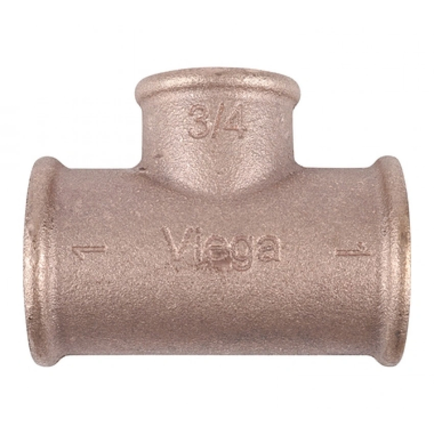 Тройник ВР 1 х 3/4 х 1 (бронза) Viega