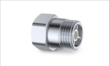 Клапан обратный ВР-НР 1/2 компактный, под ключ, хром Varmega