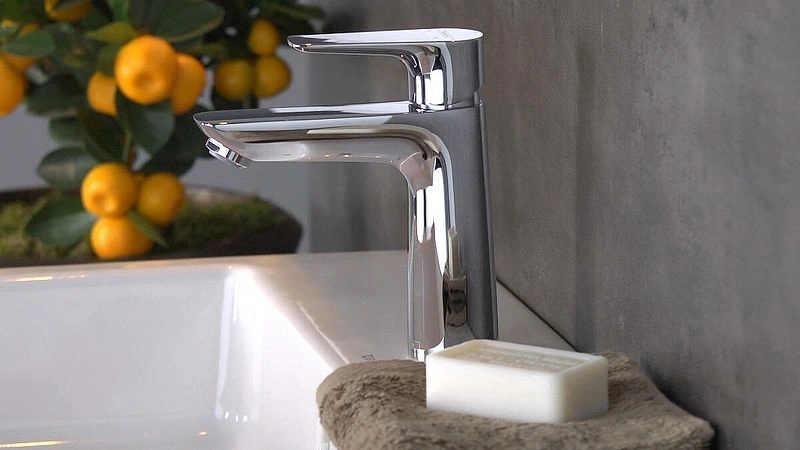 Смеситель для раковины Talis E, с донным клапаном, HANSGROHE