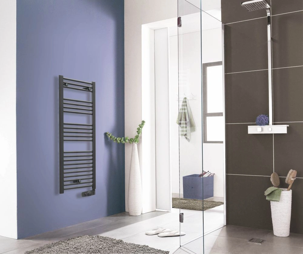 Полотенцесушитель электрический 2012, 1248х400х100, 500Вт, антрацит, Atlantic