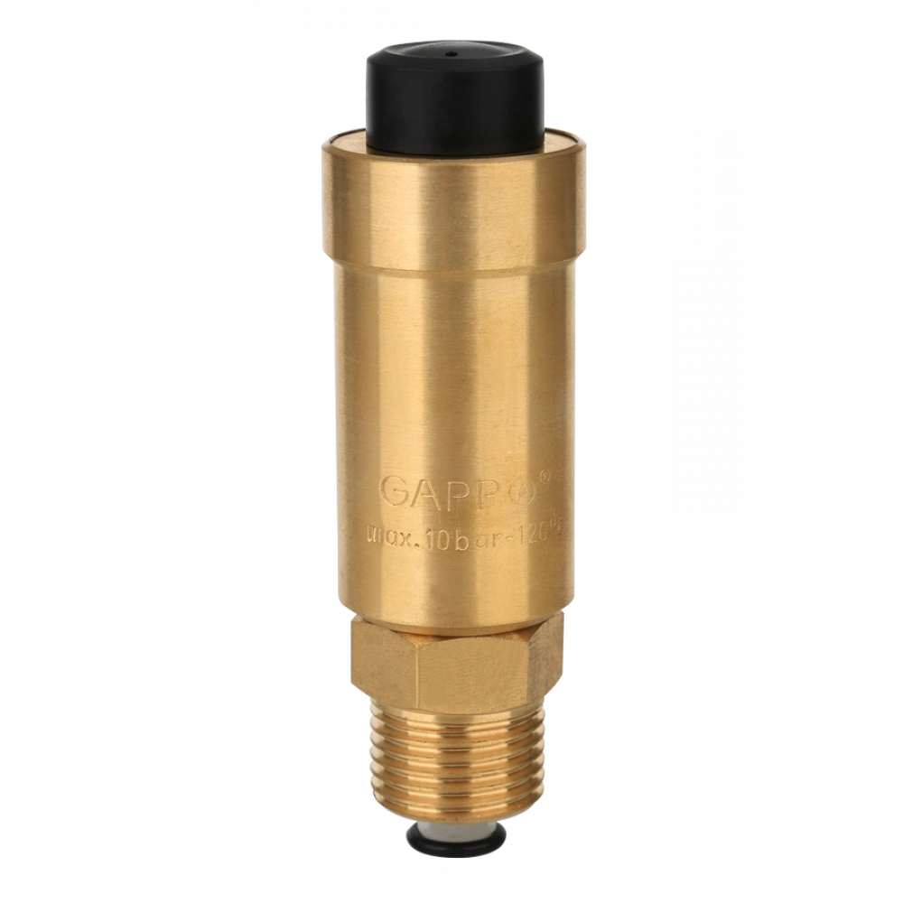 Воздухоотводчик автоматический с отсекающим клапаном 1/2" Gappo