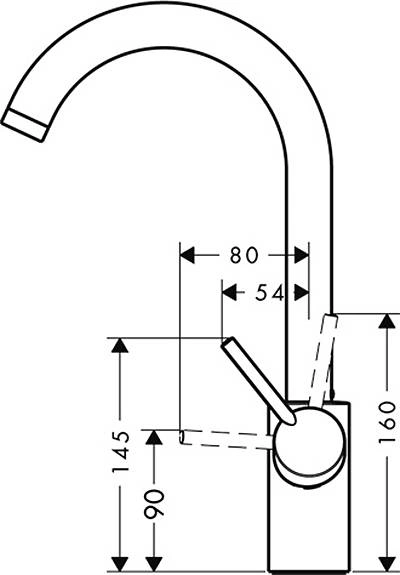 Смеситель для кухни Talis S Variarc, HANSGROHE