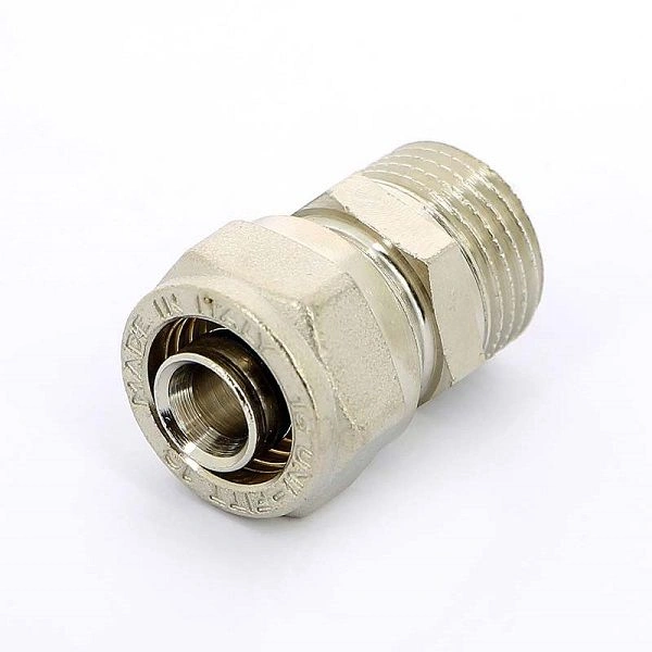 Муфта НР 16х3/4" никелир. (обжим) Uni-Fitt