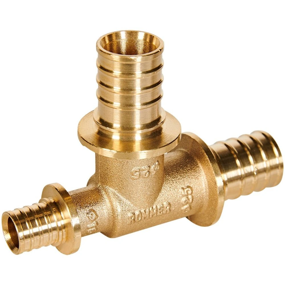 Тройник переходной 25-25-16 латунь Rommer