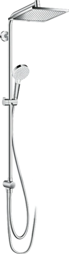 Душевая система Crometta Е 240 1jet Showerpipe Reno Ecosmart, HansGrohe