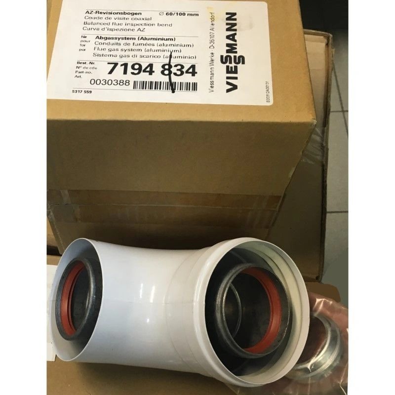 Колено ревизионное LAS 90° DN60/100 VIESSMANN