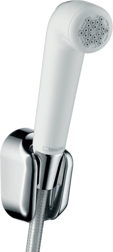 Гигиенический ручной душ с держателем, шланг 125см, белый,  HANSGROHE