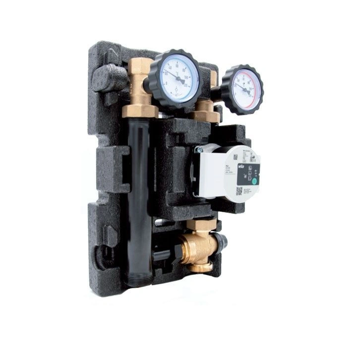 Насосно-смесительный модуль 1" TK DN25 ECO 2 (без насоса, термостат 20 - 45°C) Huch