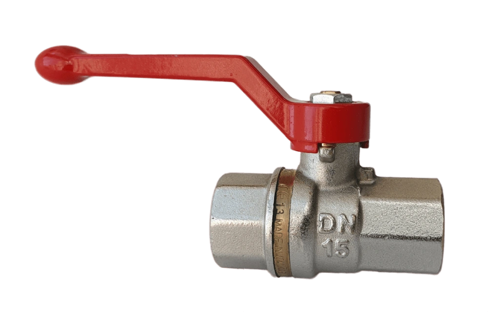 Кран шаровой BVR-R Ду 25, вн. резьба,рычаг, Ру40,Tmax=110C Ридан