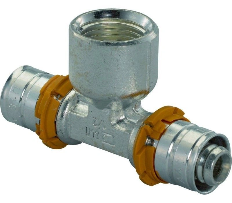 Тройник-пресс Uponor MLC 25-1/2" ВР-25