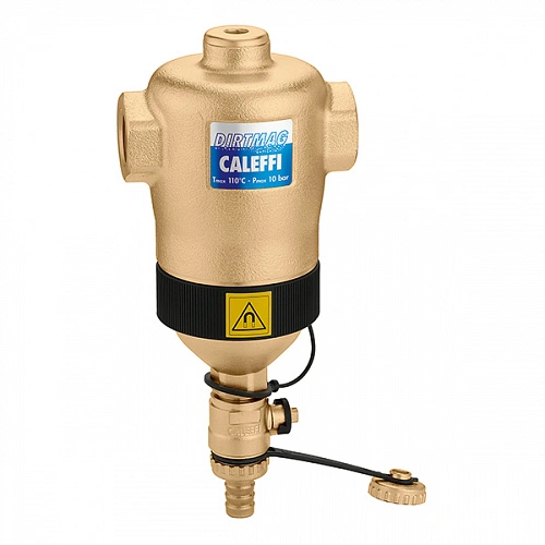 Грязеуловитель горизонтальный с магнитом DIRTMAG 1 1/4" Caleffi