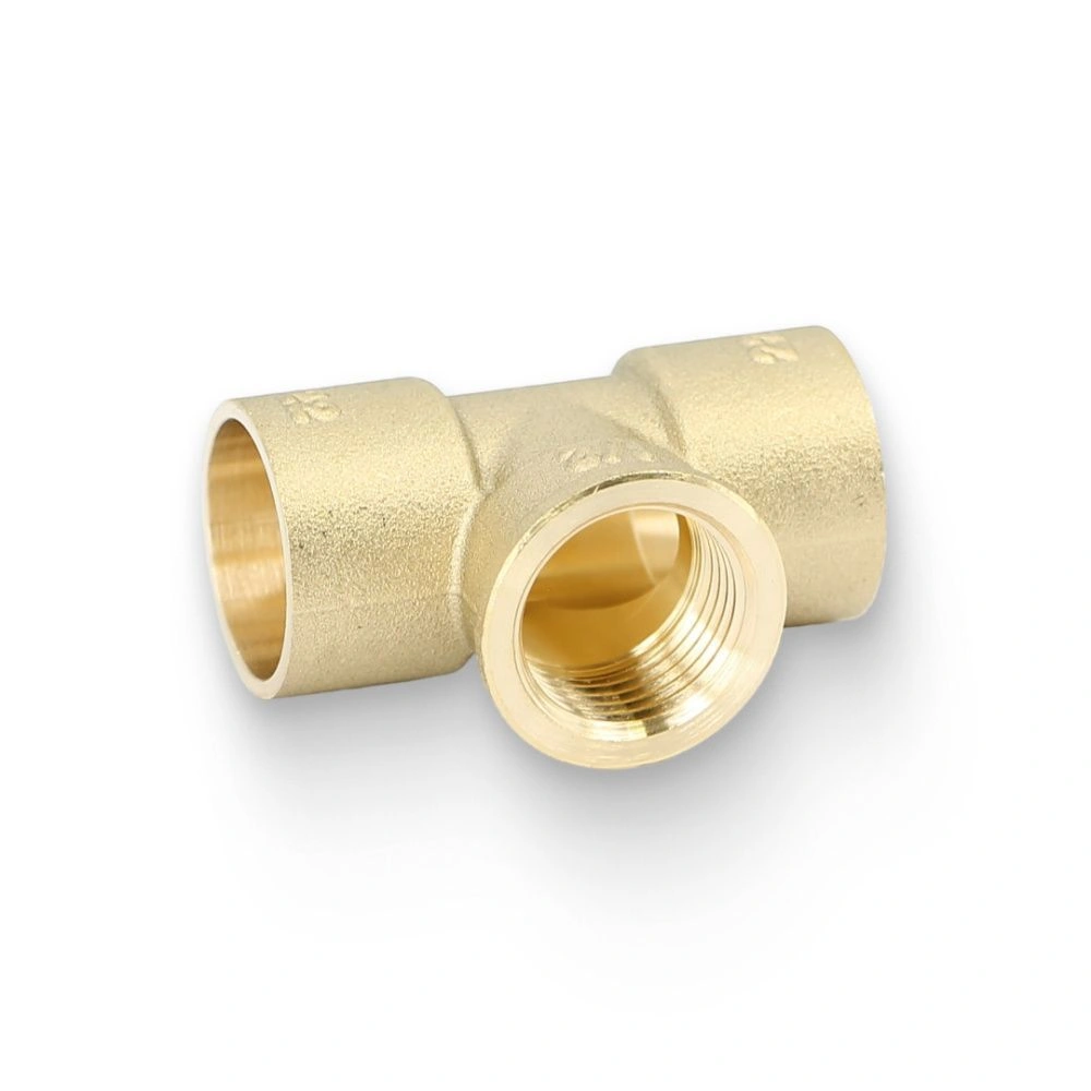 Тройник - переход на резьбу ВВ 22х1/2"х22 JINTIAN