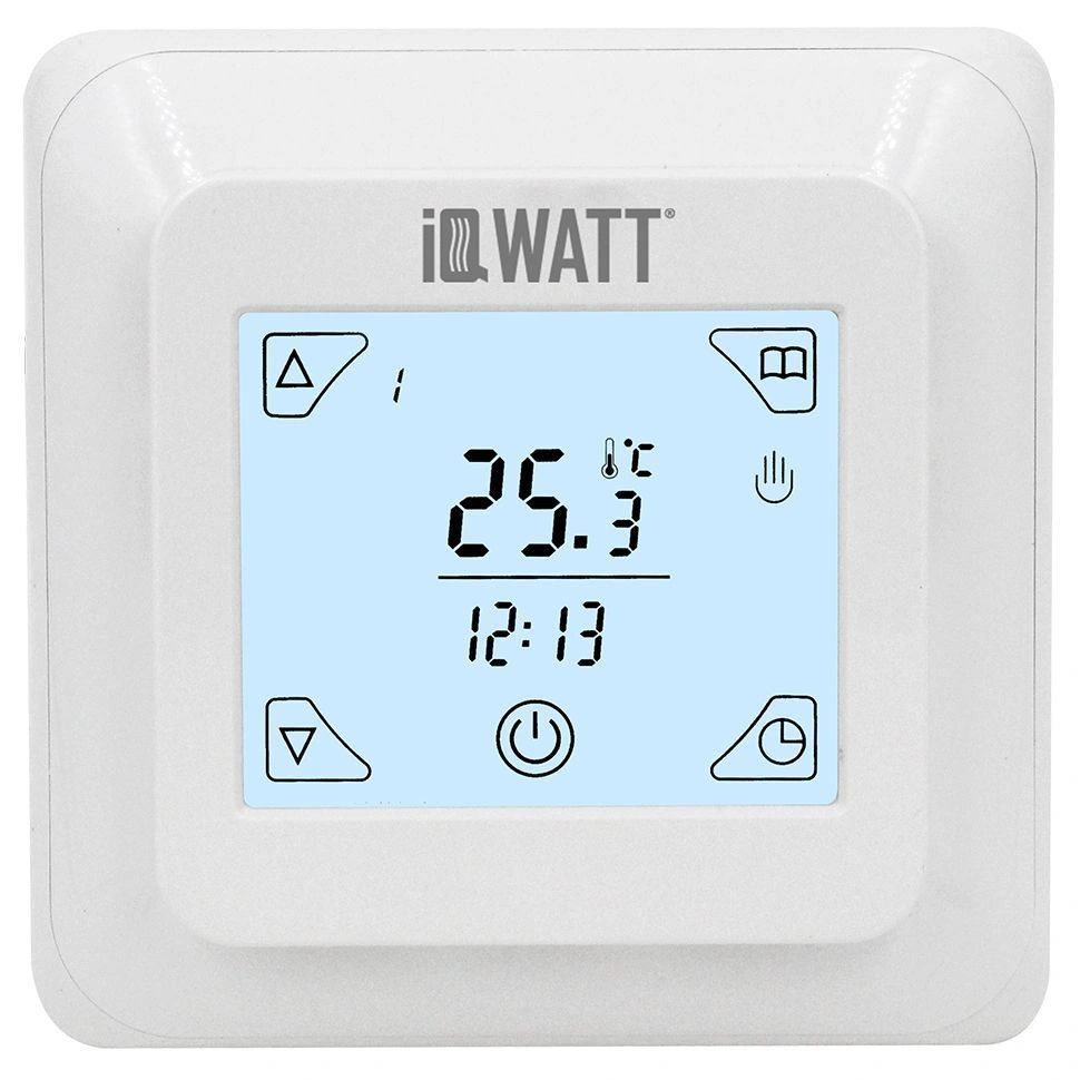 Терморегулятор IQ Thermostat TS программируемый сенсорный, белый