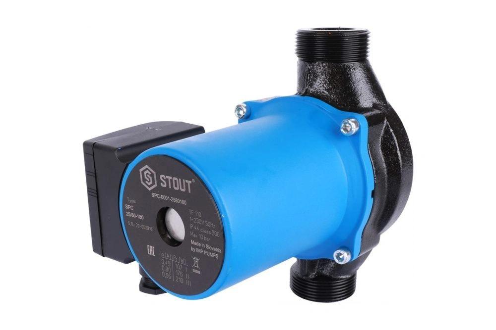 Насос циркуляционный STOUT 25/80-180
