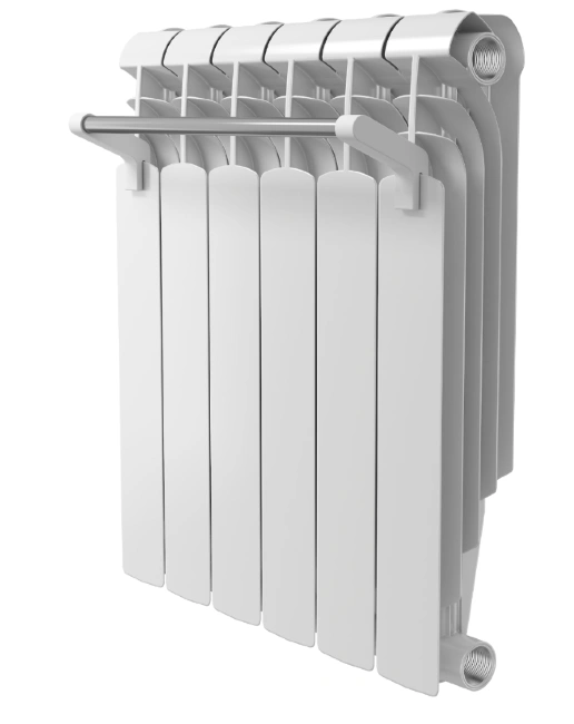 Полотенцедержатель на 6 секц. 15х415мм белый Royal thermo