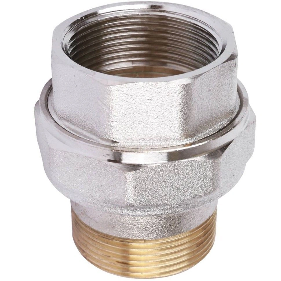 Сгон прямой (американка) 11/2" (никель) ITAP