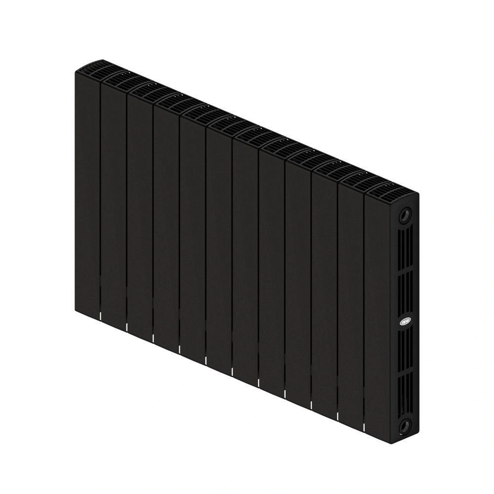 Радиатор биметаллический SUPReMO 500/90 (202Вт) 12 секций боковое подкл. Rifar Антрацит