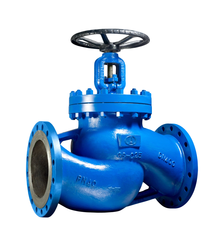 Вентиль запорный KV40.03.01.200.40.Ф/Ф сальниковый стальной ф/ф Ду200 Ру40 Тмакс=400оС