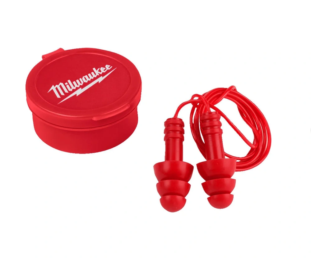 Беруши многоразовые на шнурке, Milwaukee