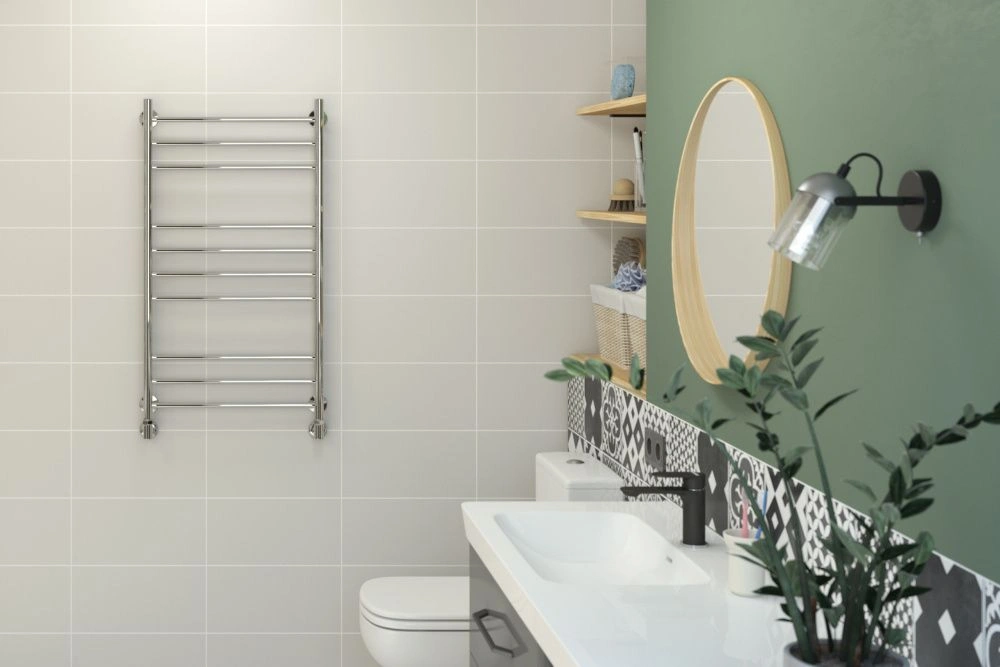 Полотенцесушитель Универсал-55 1000х500 (3+4+3) П 18, нерж. ст., полировка Стилье