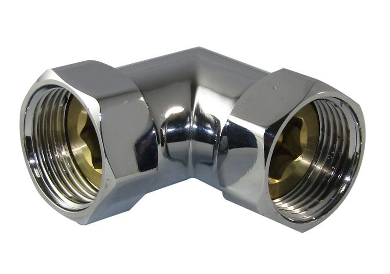 Сгон угловой (американка) для полотенцесушителя 1 х 1/2 ВВ ХРОМ (SANITAN) SMART