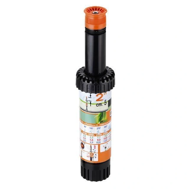 Разбрызгиватель (S=55м2) выдвижной регулируемый 0-350град, h=4"-10см 