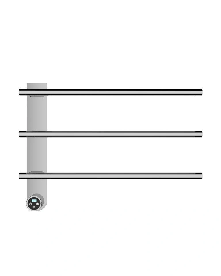 Полотенцесушитель электрический 520*384 с терморегулятором, цвет Хром, AQM