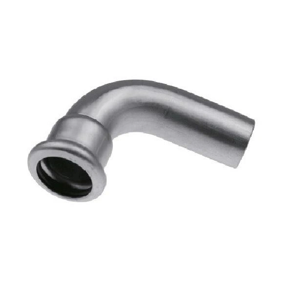 Отвод ниппельный Inox press 22х90* нерж. KAN-Therm