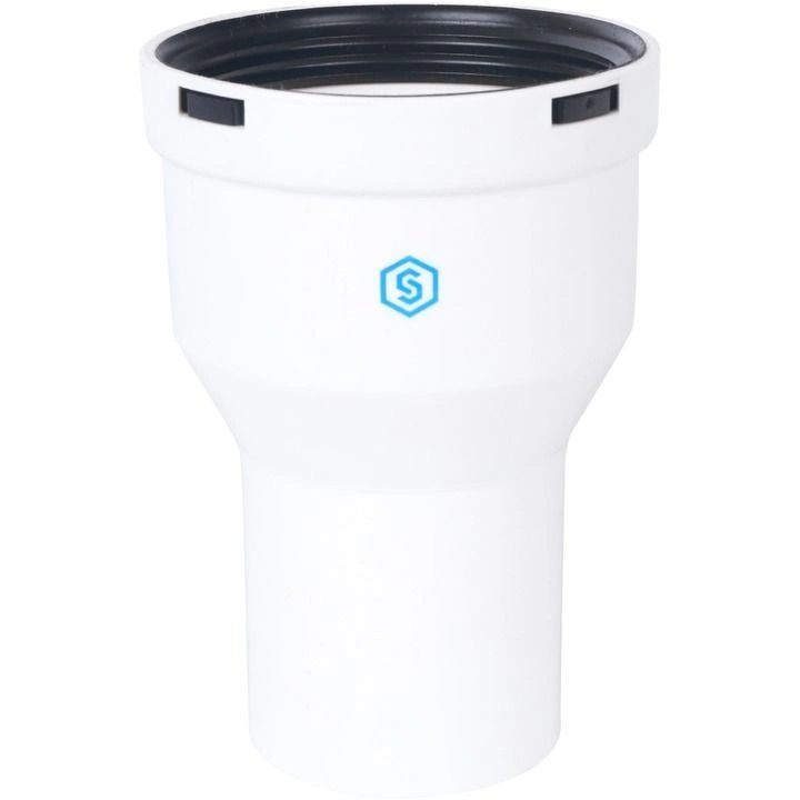 Переход конденсац. увелич. 134мм DN60/80мм м/п STOUT (пластик)