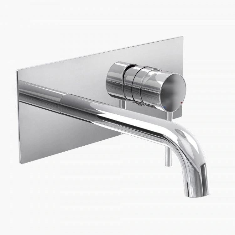 Смеситель для раковины скрытого монтажа VENTAS R совместный, хром, BERGES