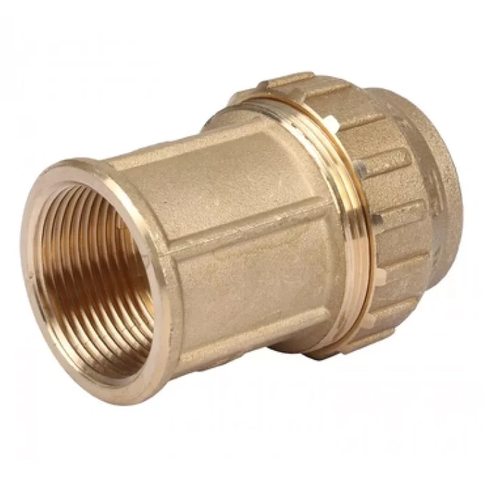 Муфта 40х40 для ПЭ (латунь) (TIEMME)