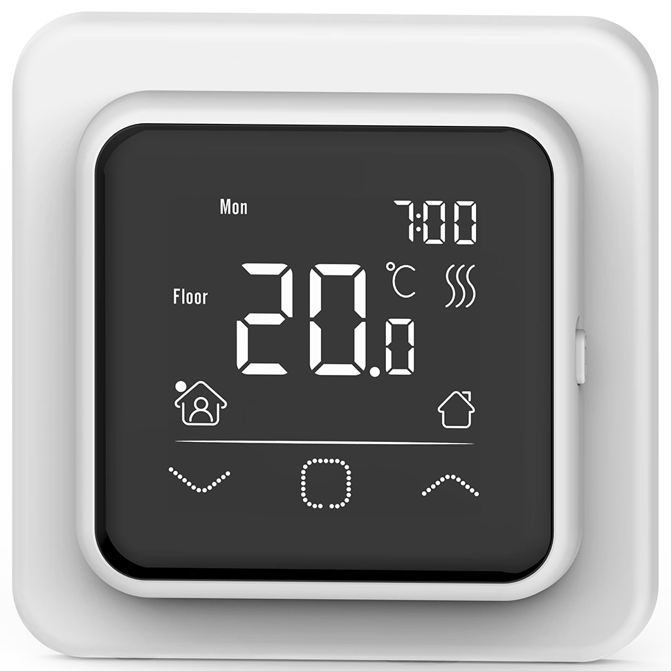 Терморегулятор IQ Thermostat SMART HEAT программируемый, сенсорный, белый