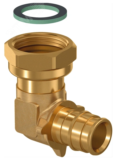 Угольник с накидной гайкой 16х1/2 Usystems