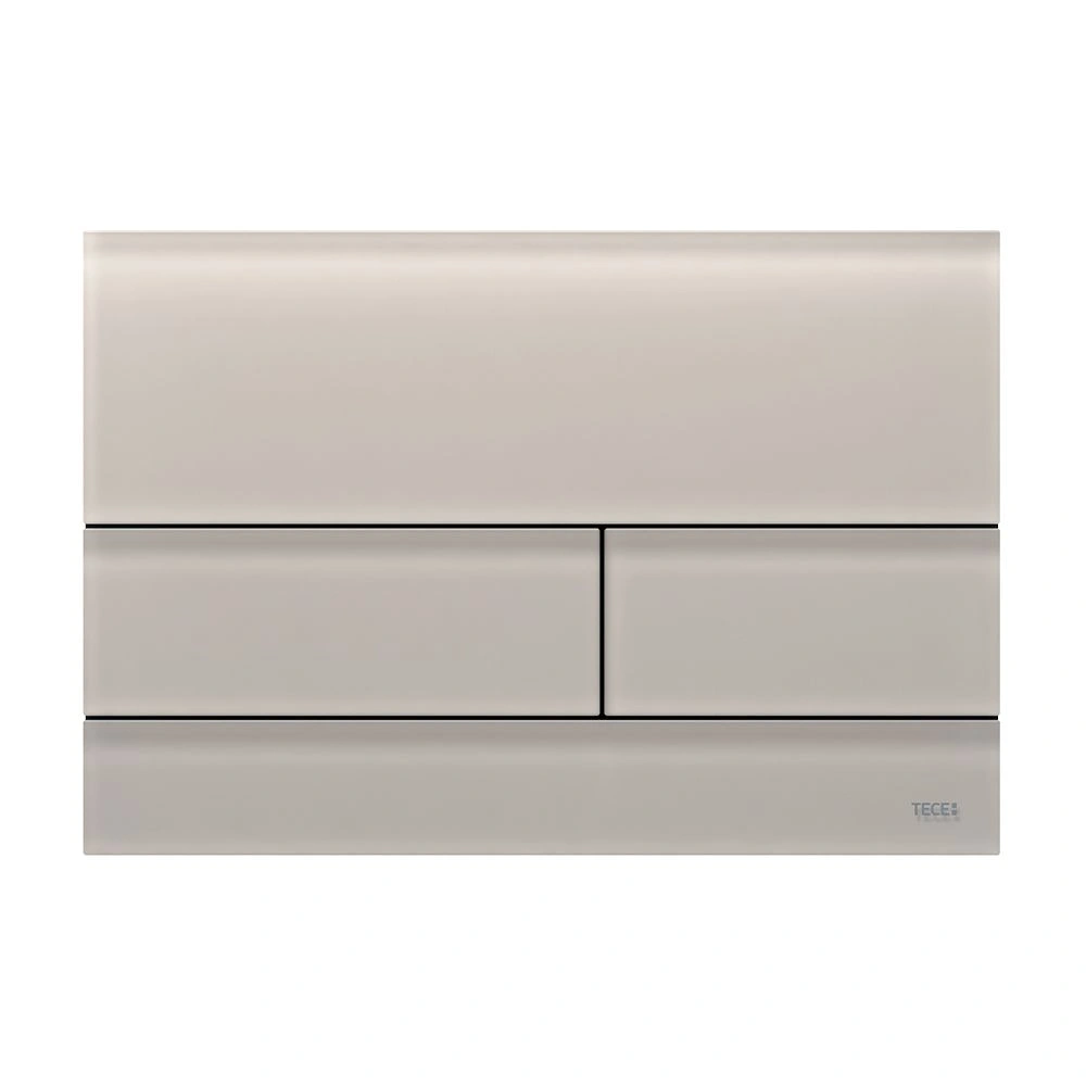 Клавиша TECEsquare II стекло песочно-бежевое сатинированное