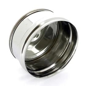 Заглушка внешняя для трубы (430/0,5 мм) Ф160 (нижняя)