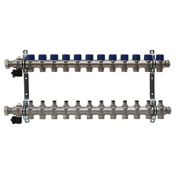 Коллектор с расходомерами на 12 выходов 3/4" евроконус FRAENKISCHE