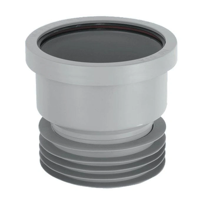 Муфта с прокладкой, серая, L120мм, вход DN110мм под раструб, выход вн 4"/110мм Серый McAlpine