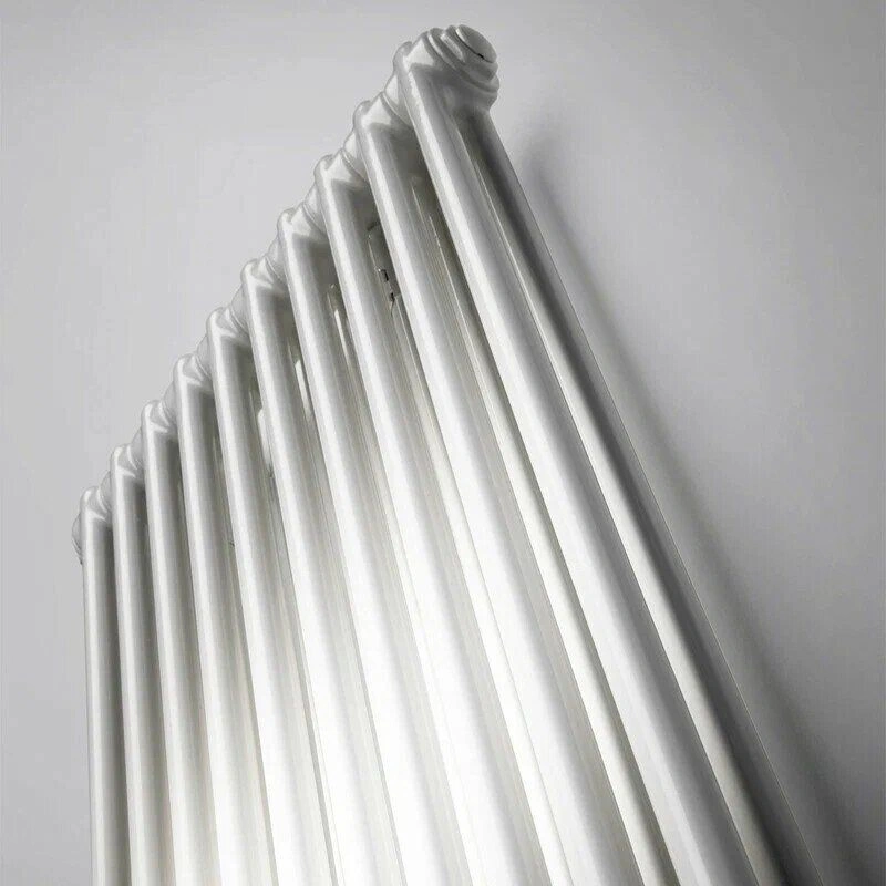 Радиатор трубчатый Ritmo 2-1800-12, нижнее подкл. с вент. вставкой, Ral 9016, Vasco