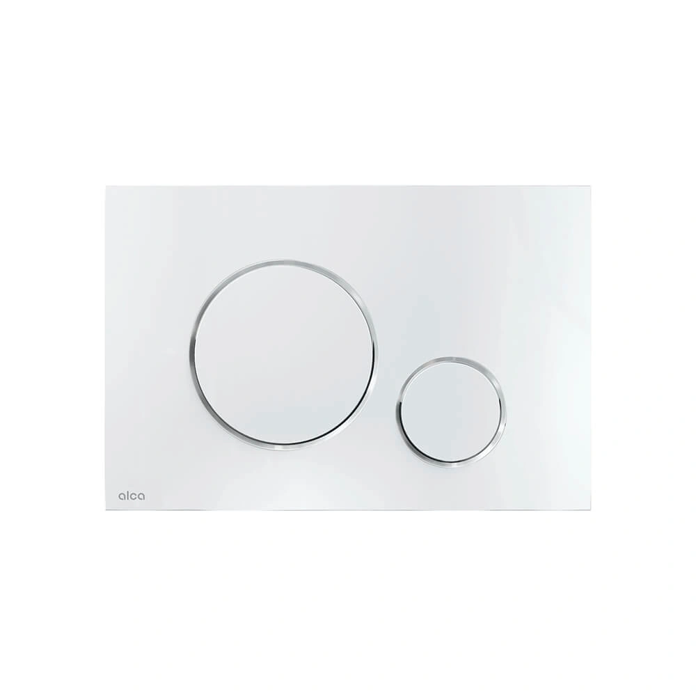 Набор инсталляции для унитаза 4 в 1 c кнопкой M671 хром-глянец Alcaplast