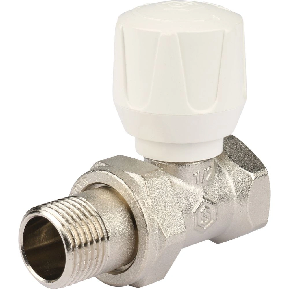 Клапан ручной терморегулирующий, прямой 1/2 STOUT