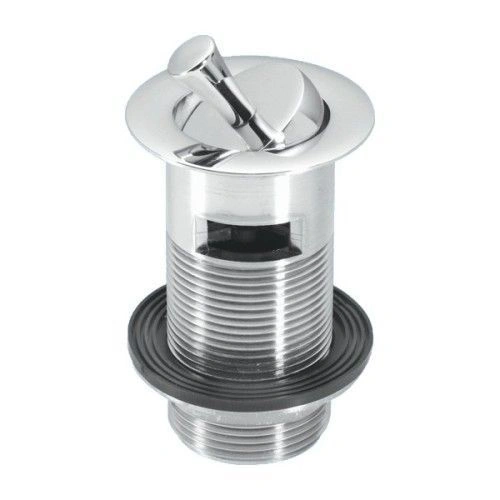 Выпуск с переливом (d=1 1/4) с вертящейся кнопкой, хром McAlpine