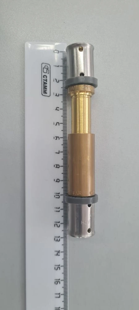 Муфта телескопическая пресс для труб 16х2 FAR