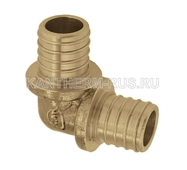 Отвод 12*2/12*2 латунь Push KAN-therm