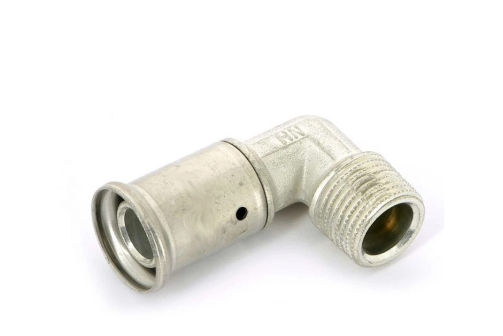 Угольник 20х1/2 HР латунь пресс HENCO