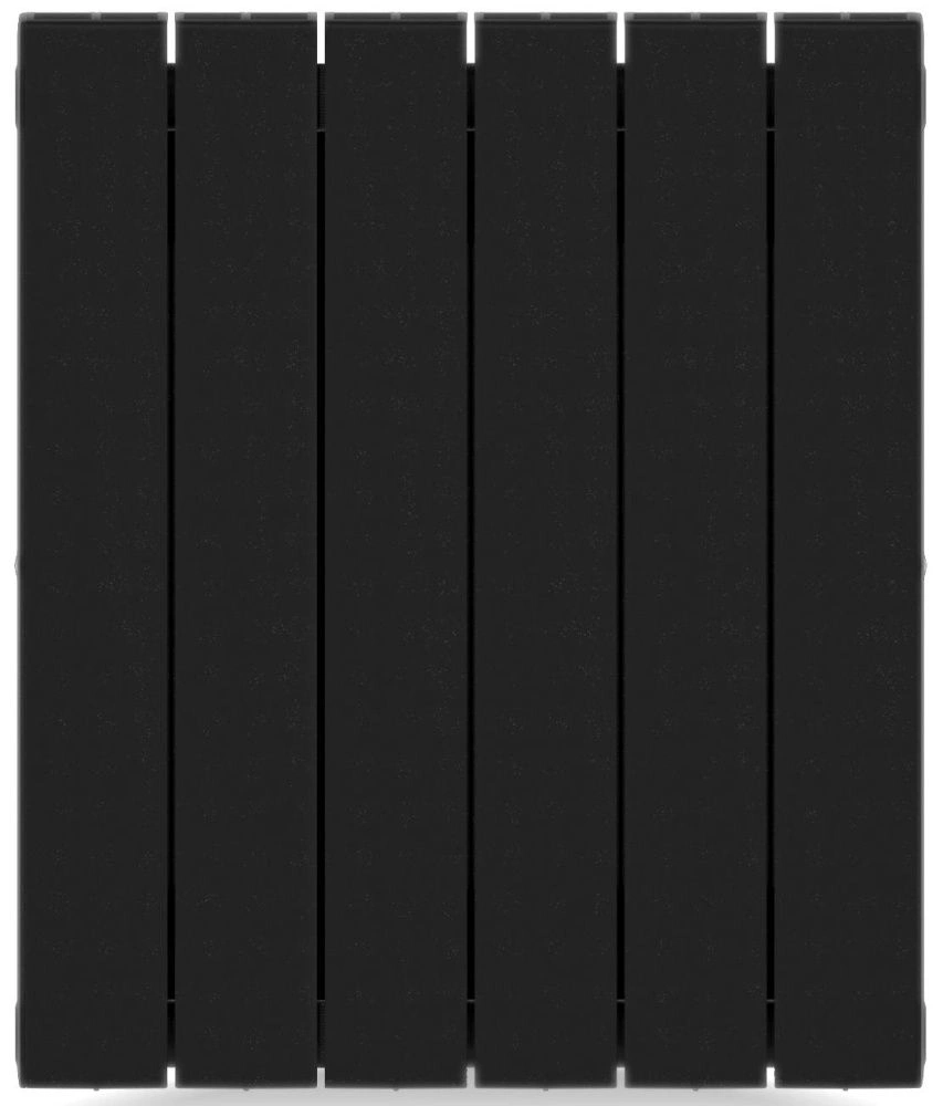 Радиатор биметаллический SUPReMO 500/90 (202Вт)  6 секций боковое подкл. Rifar Антрацит