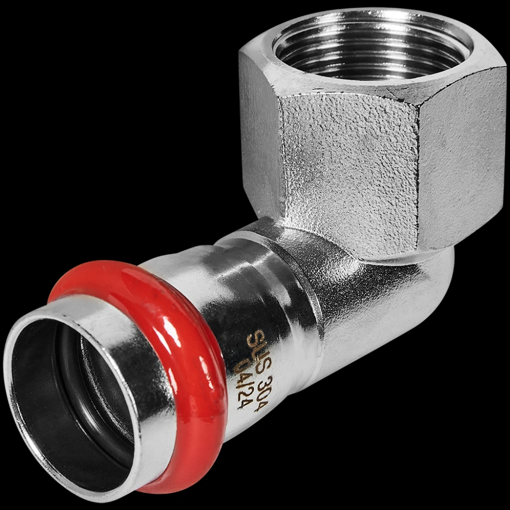 Отвод 22х3/4 ВР нерж. Rommer